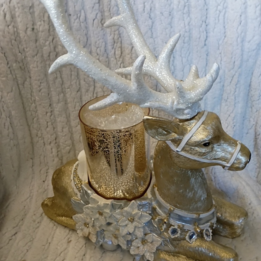 Kringle Express Reindeer Candle Holder